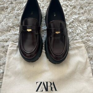 Zara Woman’s Brown Loafers